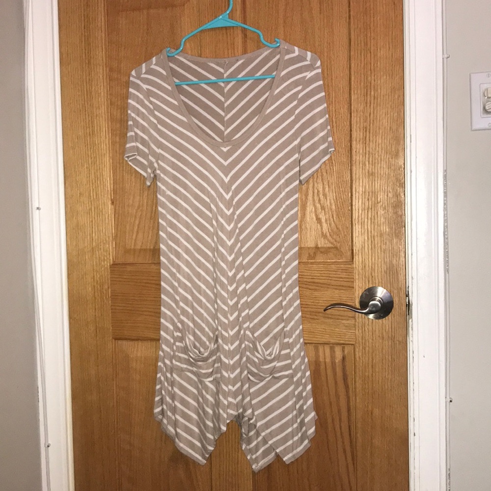 striped dress